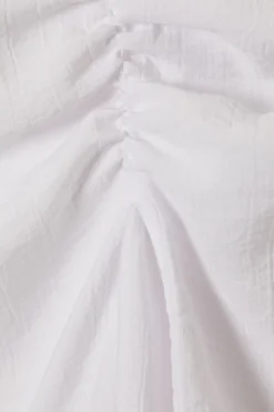 Weekday GATHERED MINI SKIRT white Sale