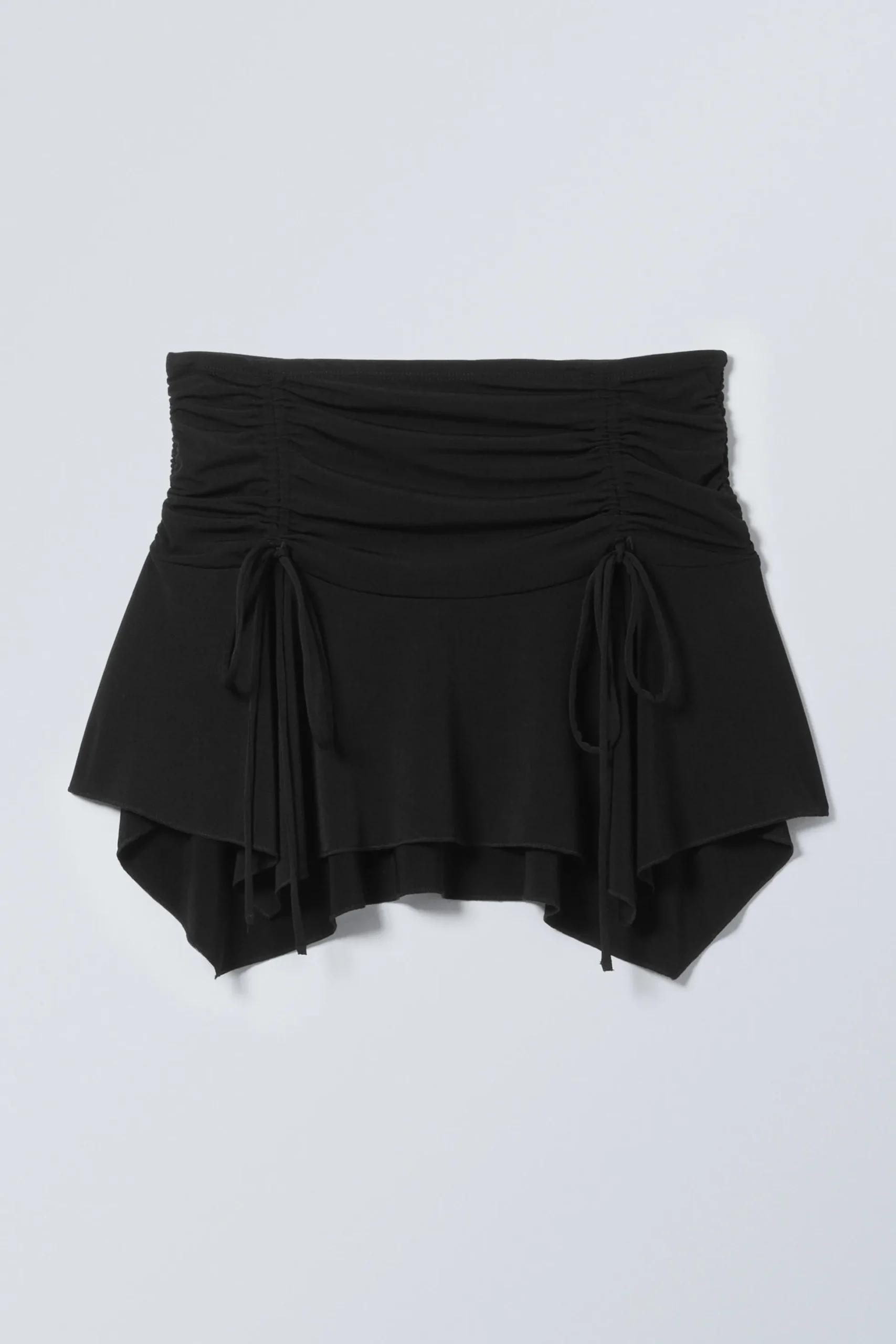 Weekday GATHERED MINI SKIRT black Outlet