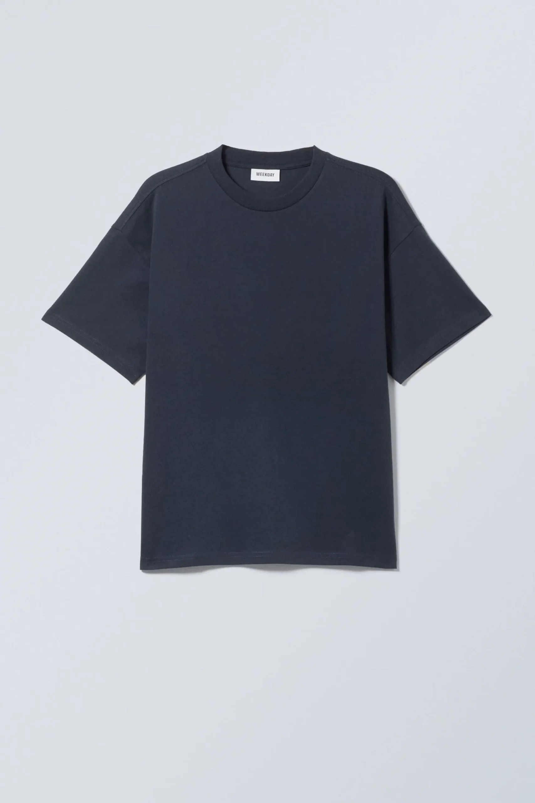 Weekday GREAT BOXY HEAVYWEIGHT T-SHIRT dark blue Hot
