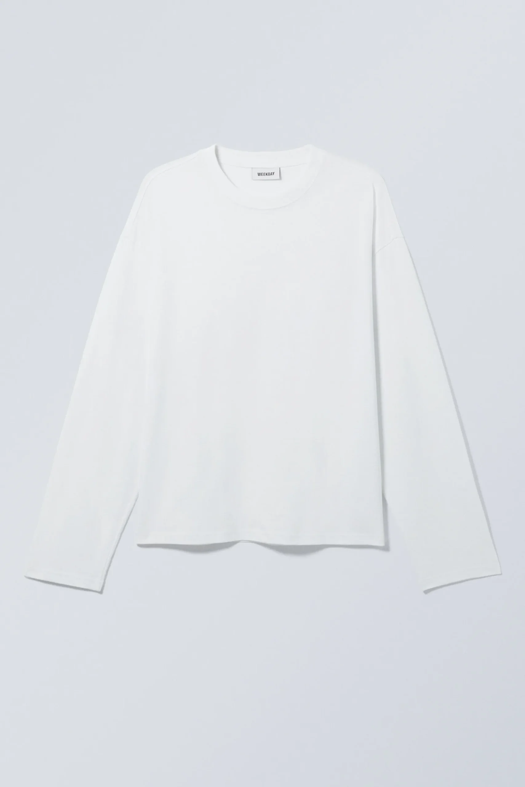 Weekday GREAT BOXY LONG SLEEVE T-SHIRT white New