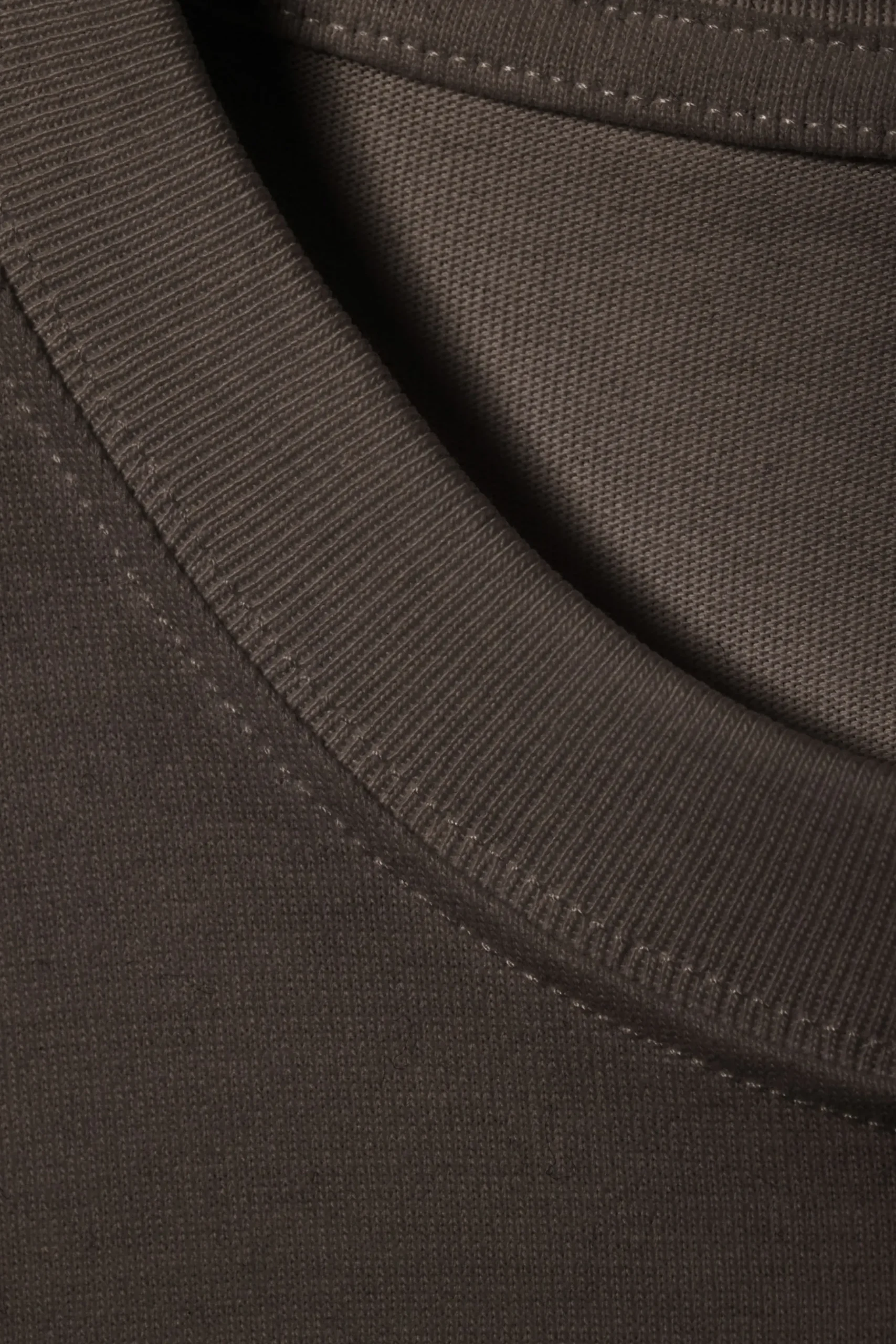 Weekday GREAT BOXY LONG SLEEVE T-SHIRT dark mole Store