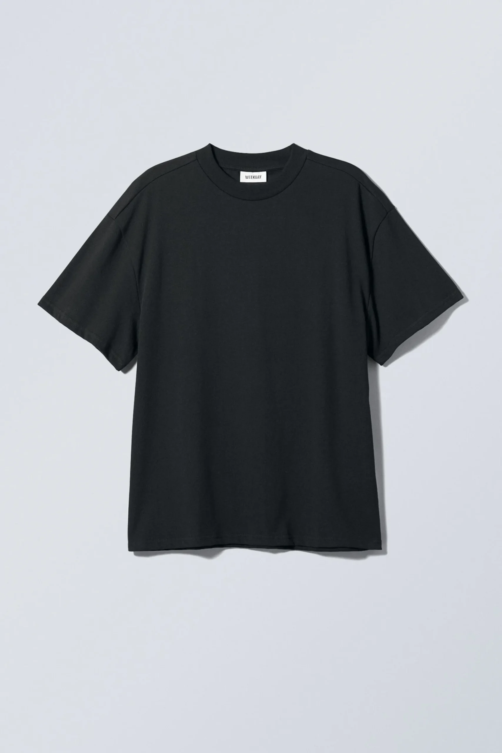 Weekday GREAT HEAVYWEIGHT T-SHIRT black New