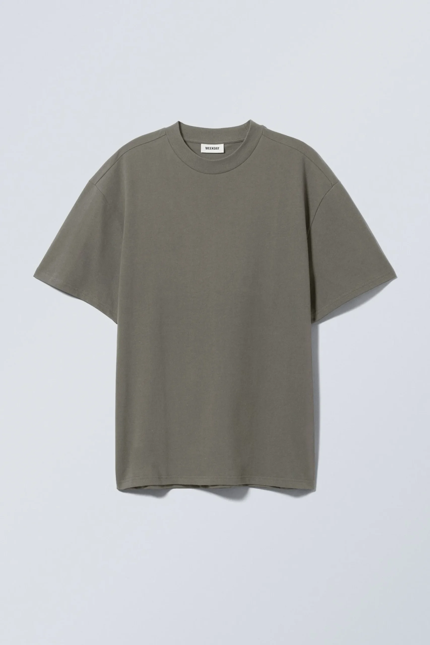 Weekday GREAT HEAVYWEIGHT T-SHIRT darkest grey Outlet