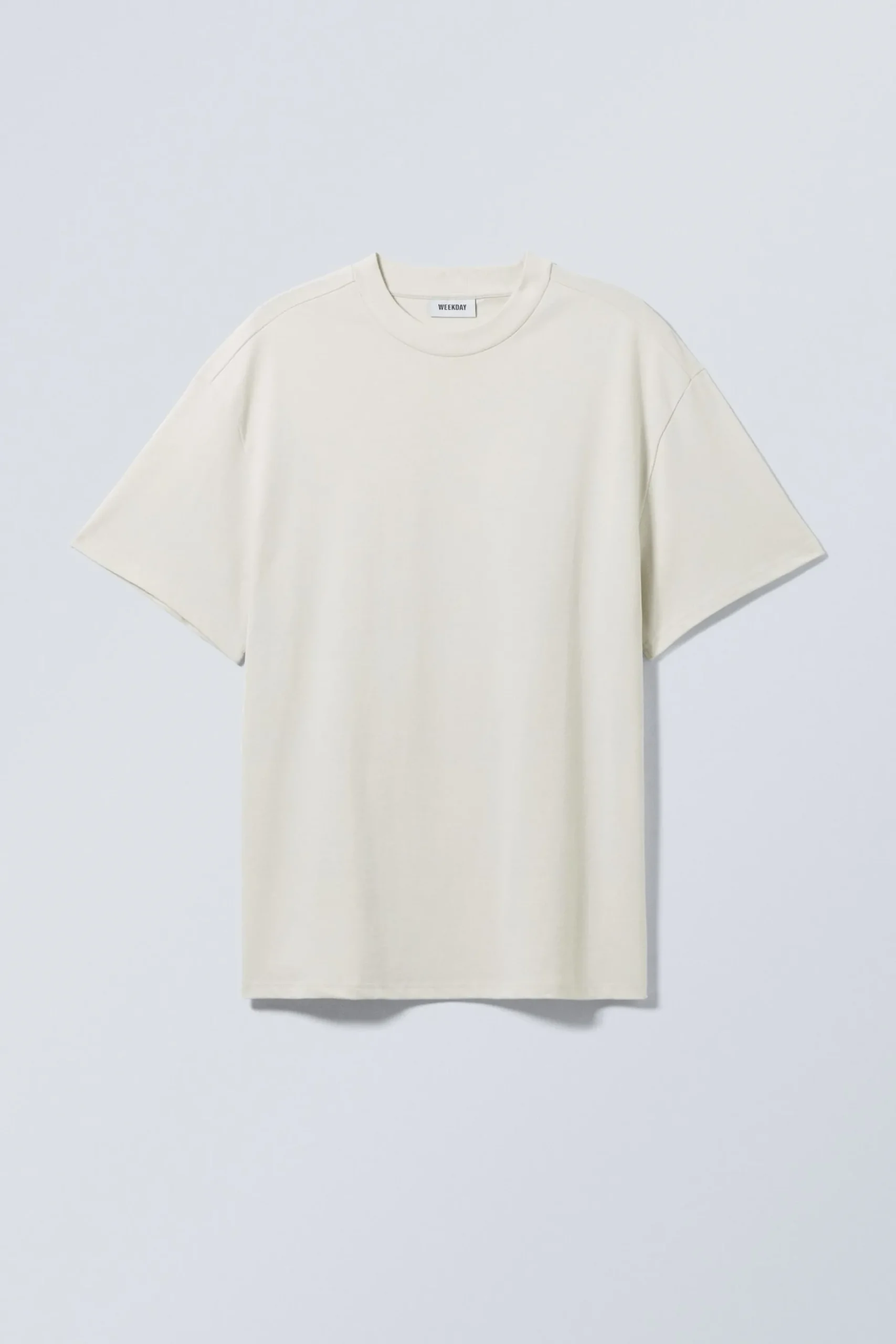 Weekday GREAT HEAVYWEIGHT T-SHIRT off-white Clearance