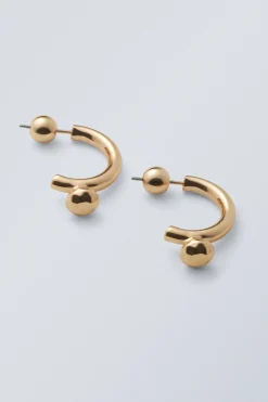 Weekday HALF-HOOP EARRINGS golden Store