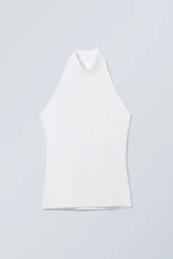 Weekday HALTER TANK TOP white Best