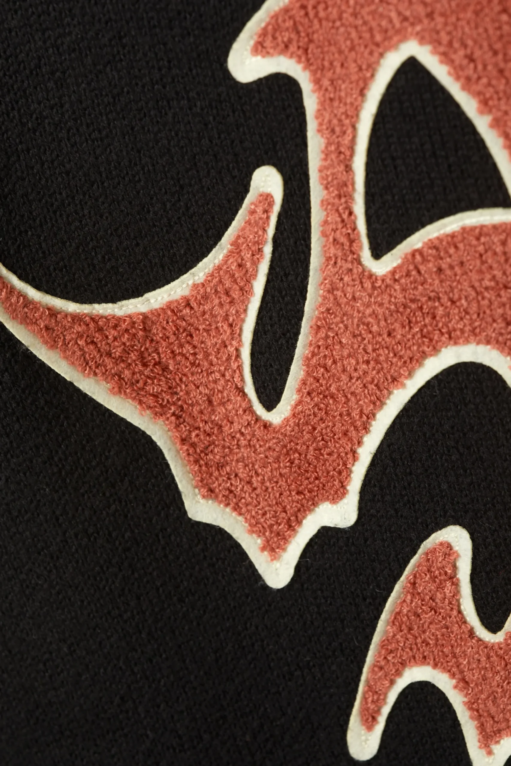 Weekday HEAVY-KNIT PATCH PRINT SWEATER black Flash Sale