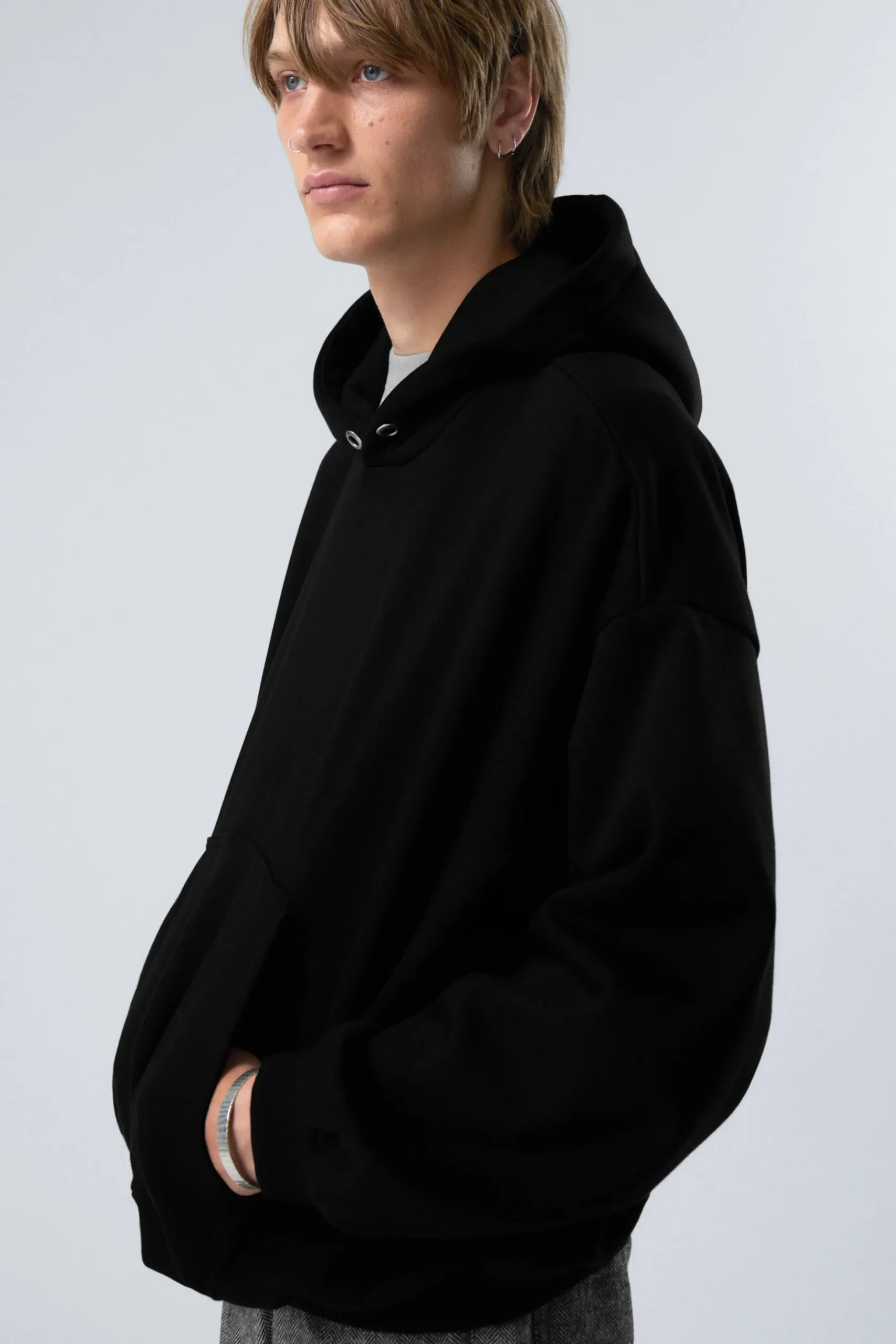 Weekday HEAVYWEIGHT HOODIE black Cheap