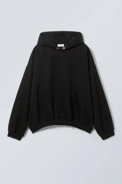 Weekday HEAVYWEIGHT HOODIE black Cheap