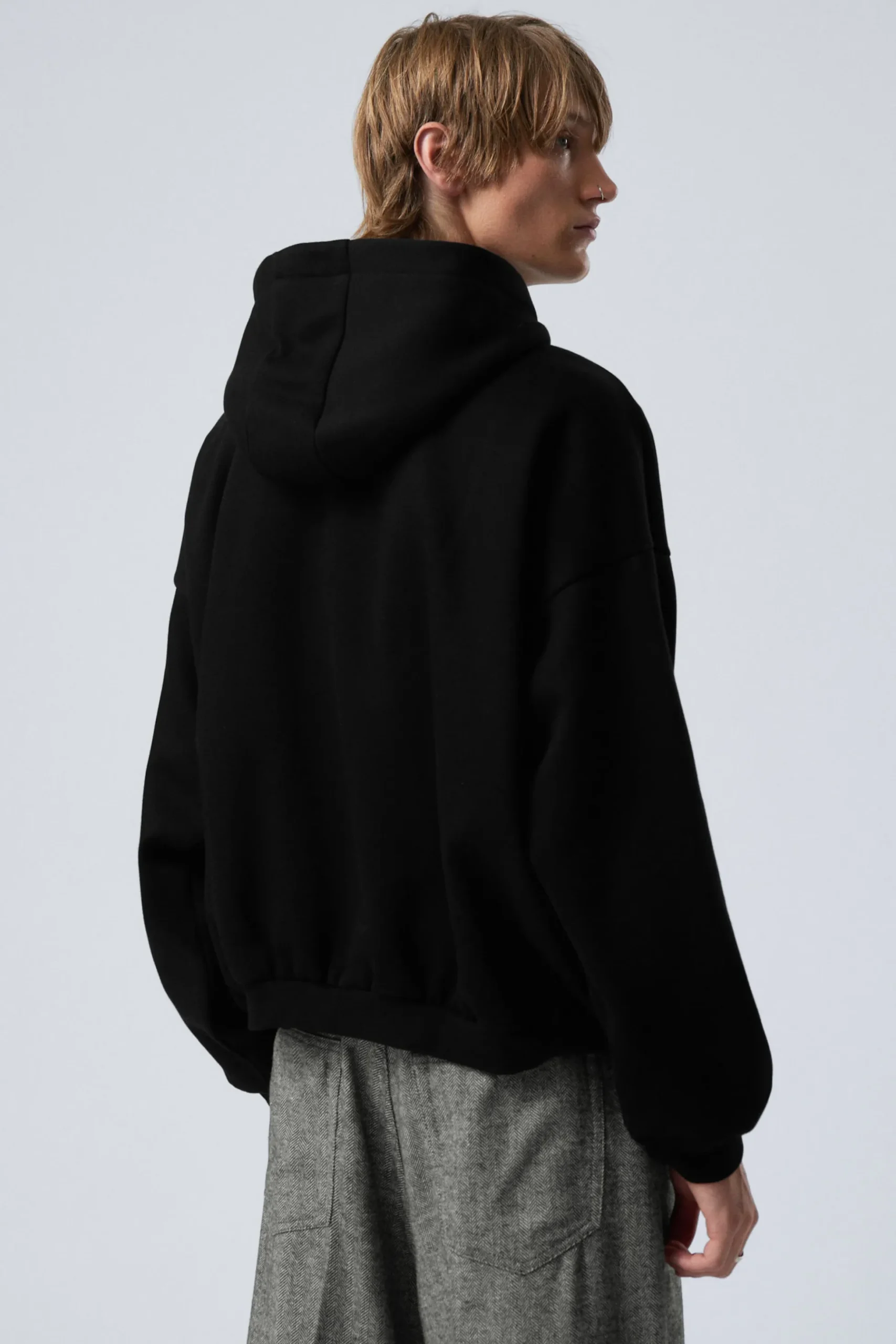Weekday HEAVYWEIGHT HOODIE black Cheap