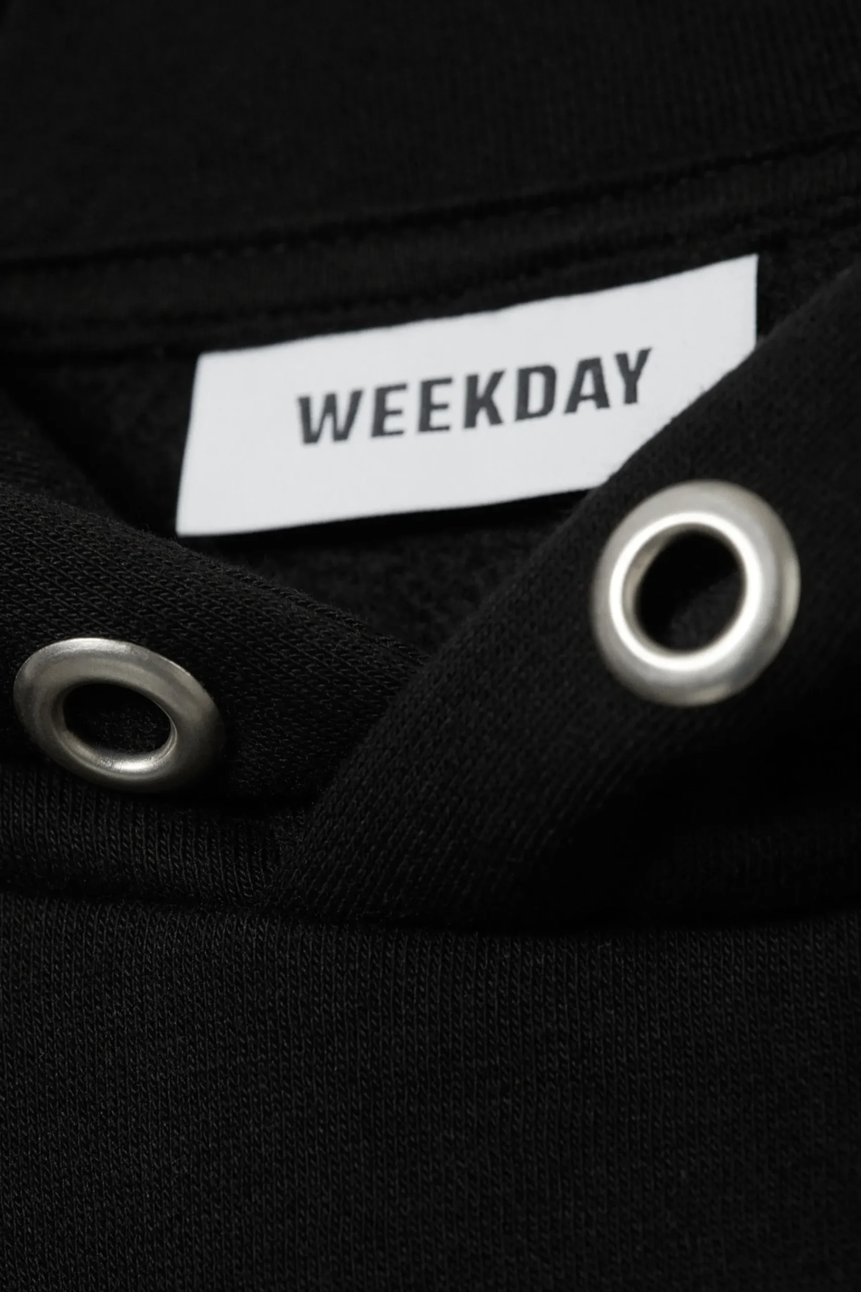 Weekday HEAVYWEIGHT HOODIE black Cheap