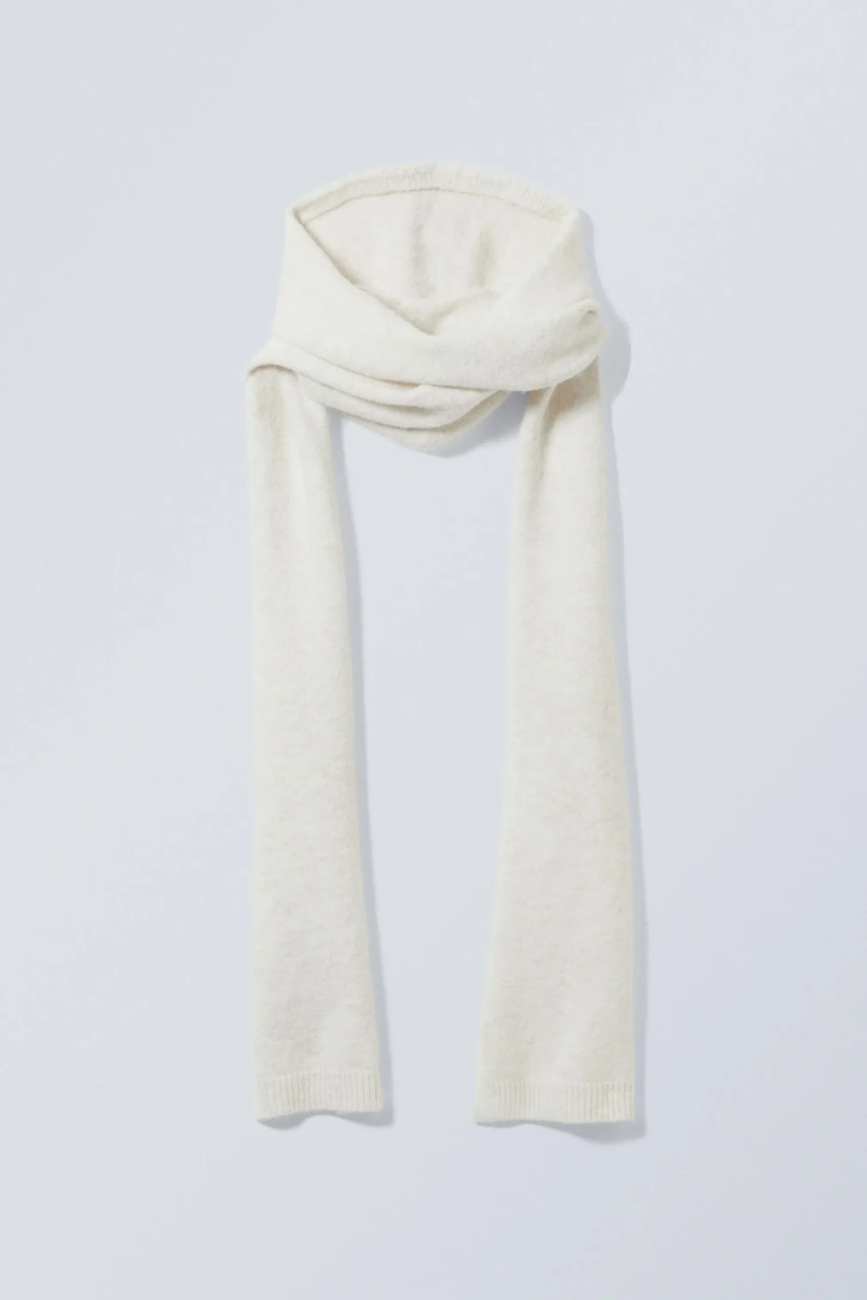 Weekday HOOD SCARF dusty white Online