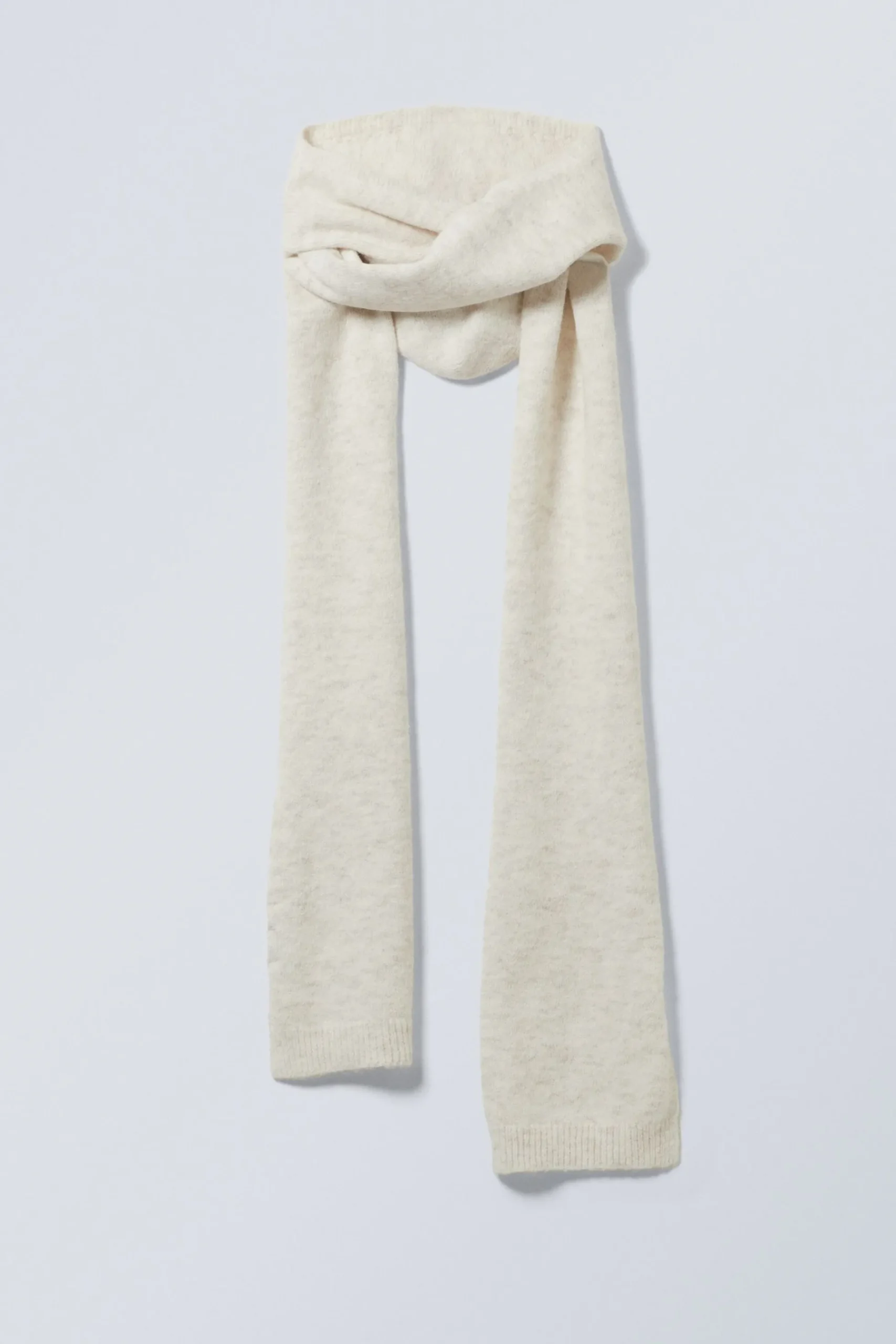 Weekday HOOD SCARF dusty white Online