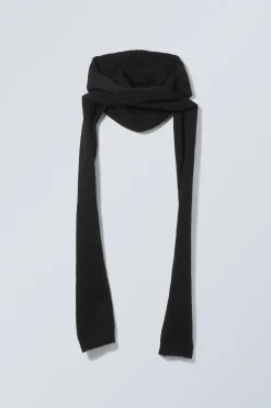 Weekday HOOD SCARF black Online