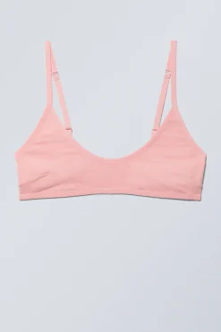 Weekday INEZ SCOOPED COTTON BRALETTE light pink Flash Sale