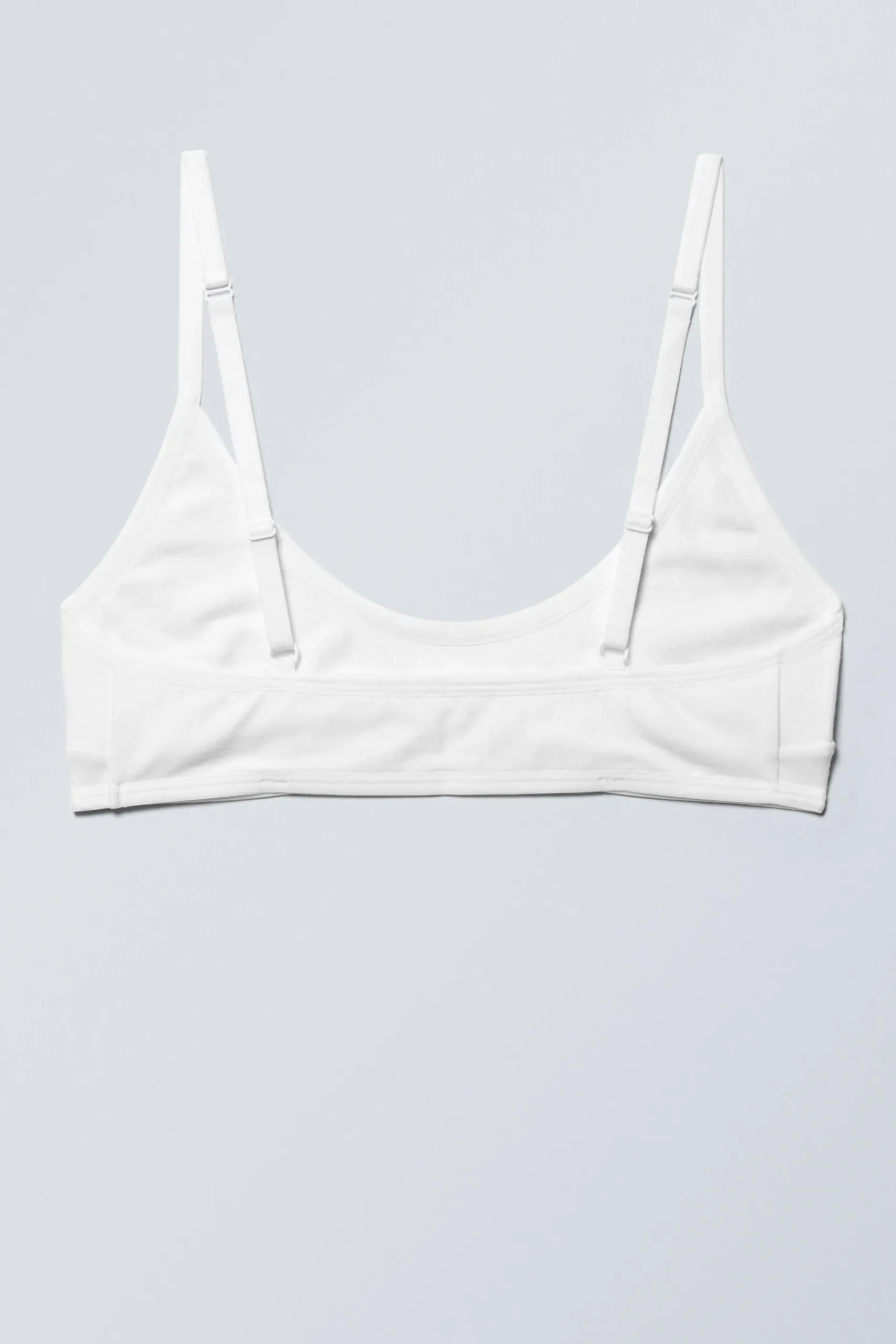 Weekday INEZ SCOOPED COTTON BRALETTE white Best