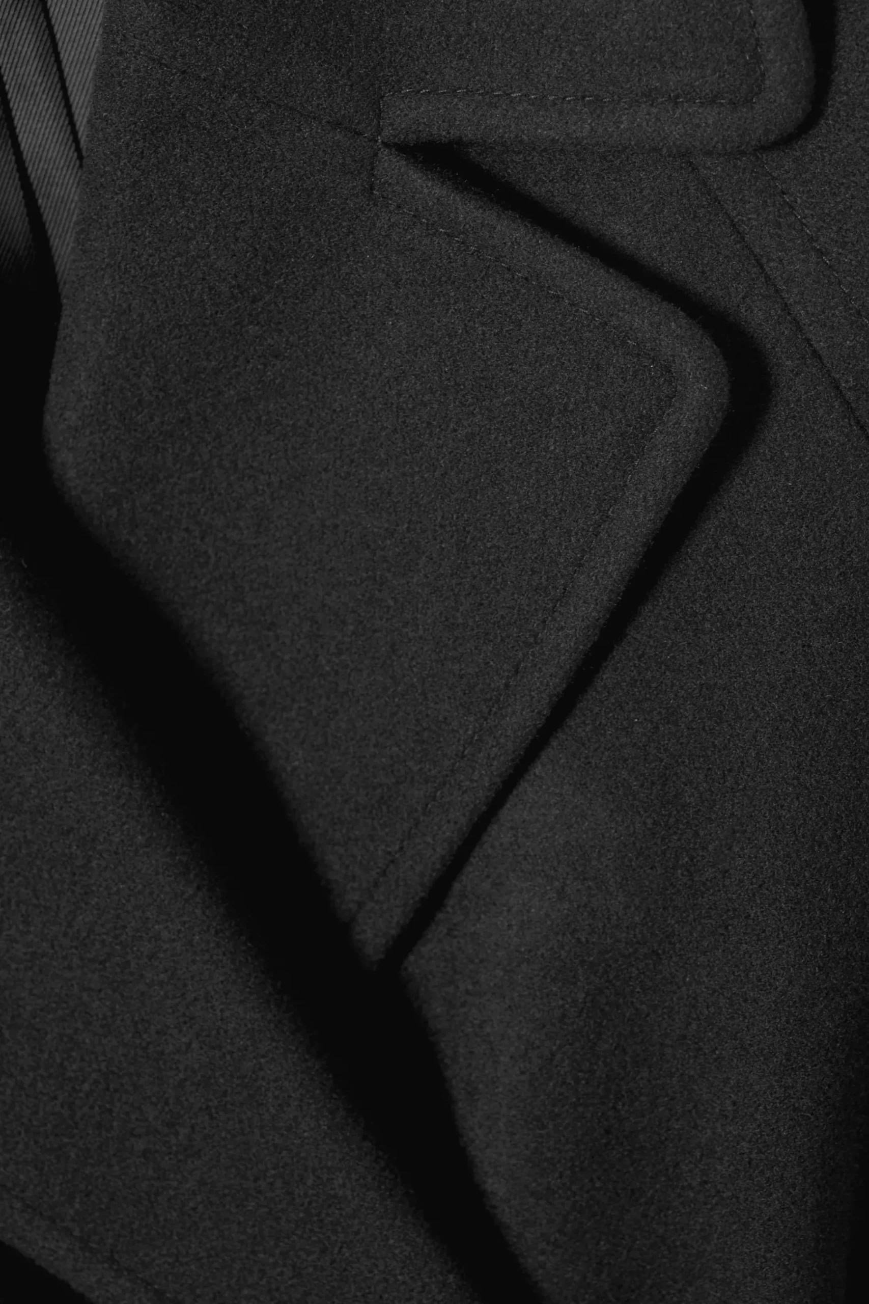 Weekday KIA OVERSIZED WOOL BLEND COAT black Hot