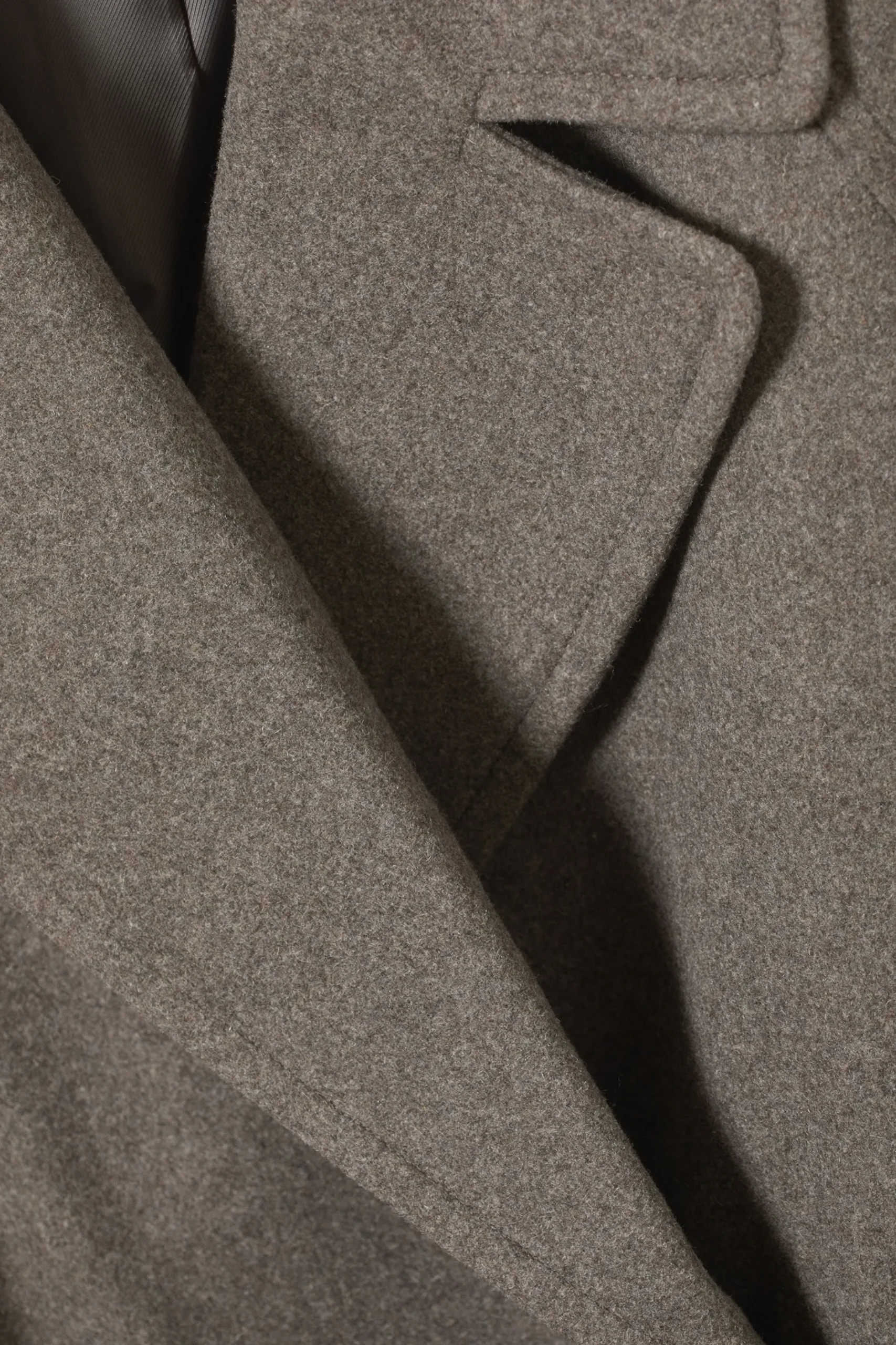 Weekday KIA OVERSIZED WOOL BLEND COAT taupe New