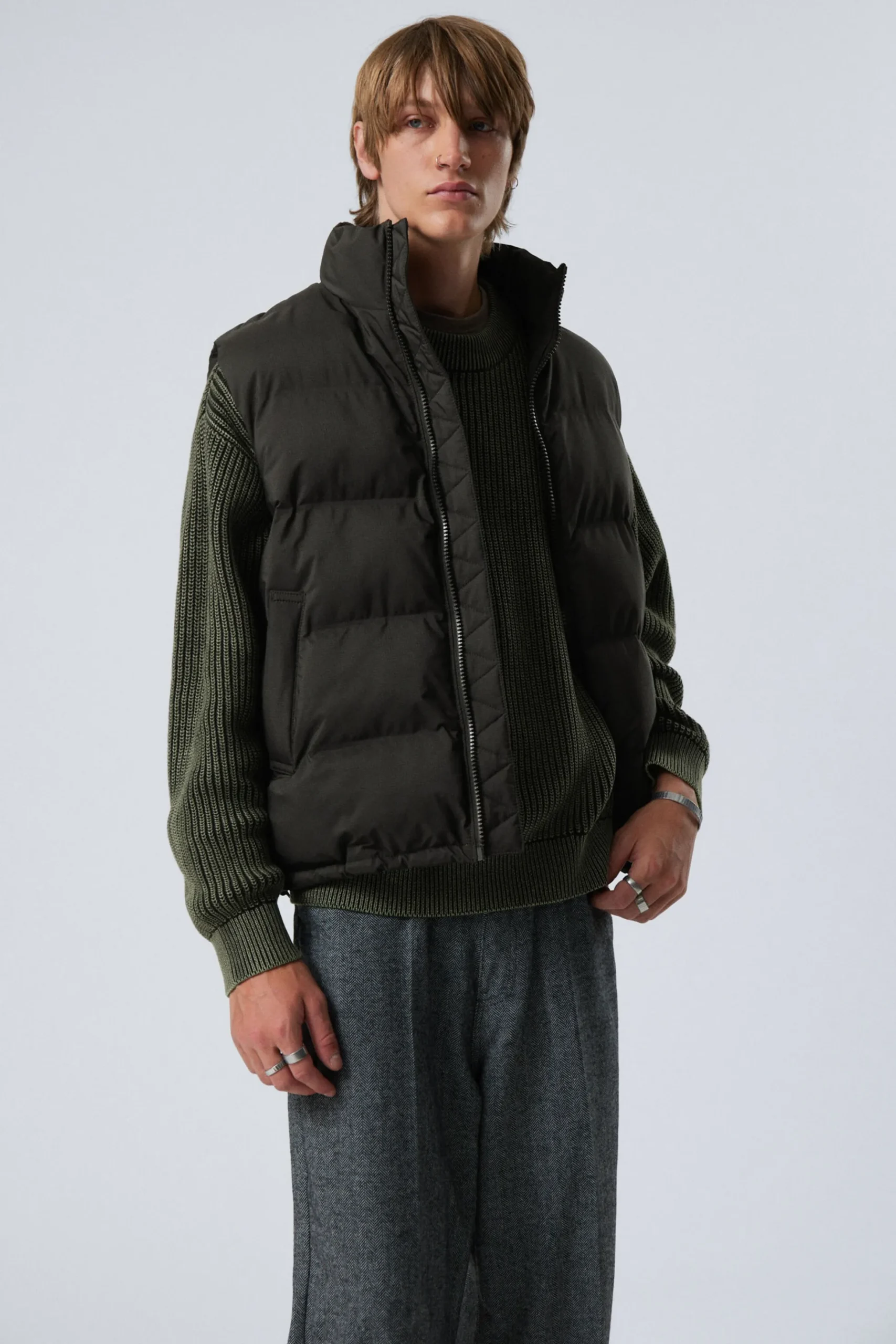 Weekday KIP PUFFER VEST black Fashion