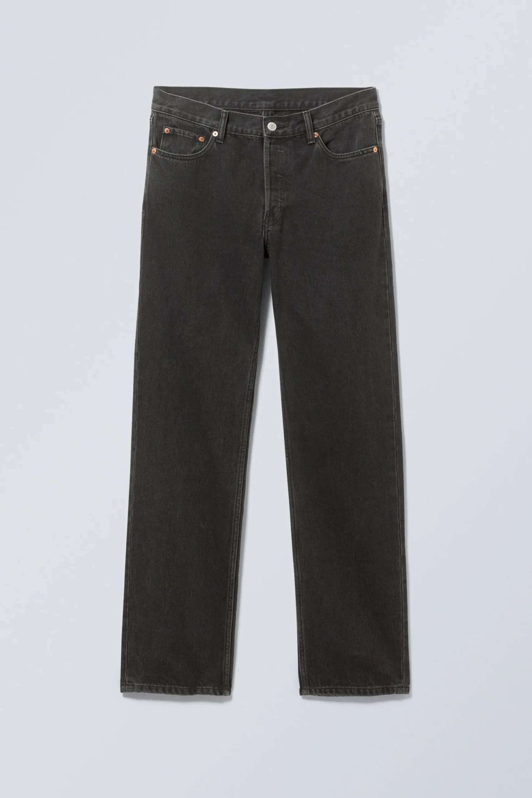 Weekday KLEAN REGULAR STRAIGHT LEG JEANS tuned black black Best Sale