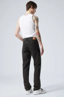 Weekday KLEAN REGULAR STRAIGHT LEG JEANS tuned black black Best Sale