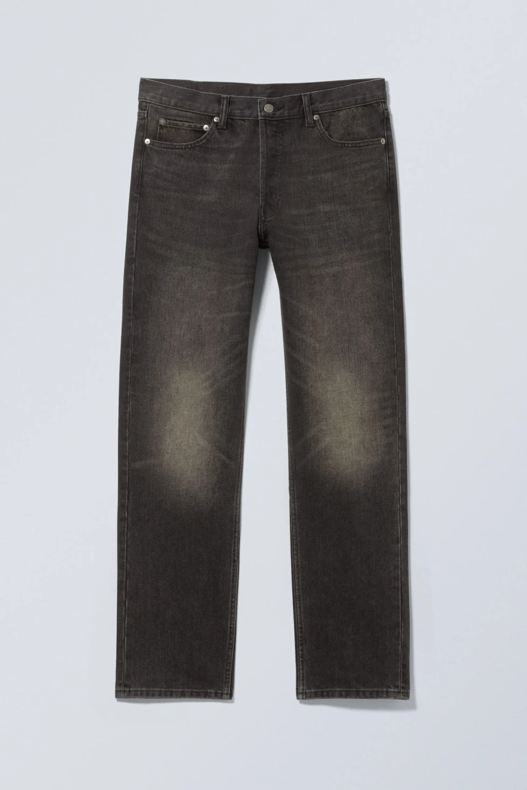 Weekday KLEAN REGULAR STRAIGHT LEG JEANS deep night black Outlet