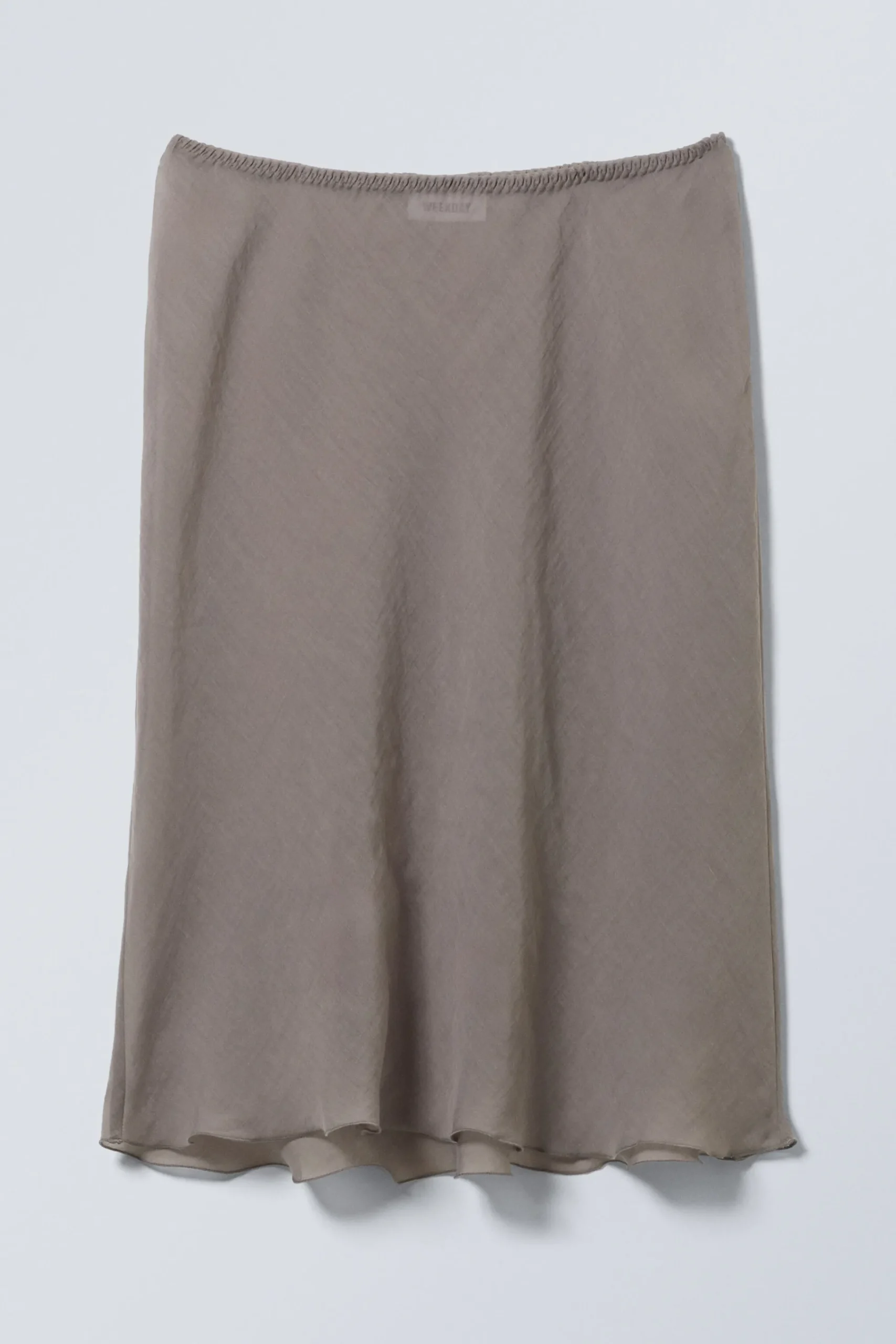 Weekday KNEE-LENGTH PULL-ON SKIRT dark mole Fashion
