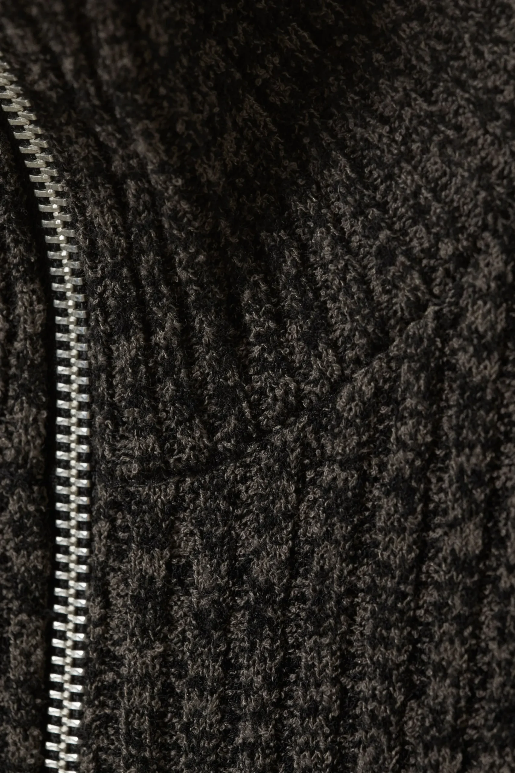 Weekday KNITTED ZIP CARDIGAN black Discount
