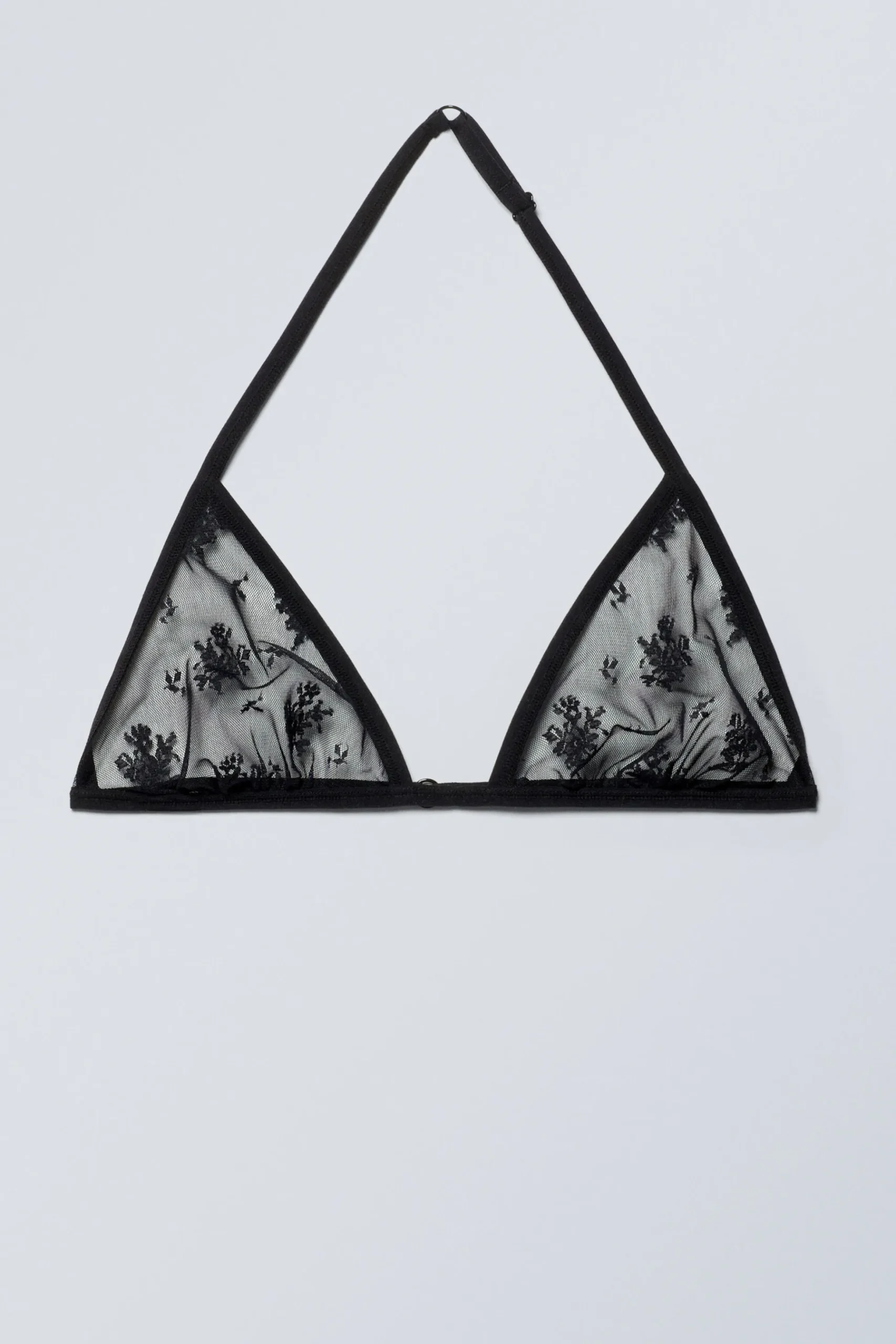 Weekday LACE HALTER NECK BRA black Sale