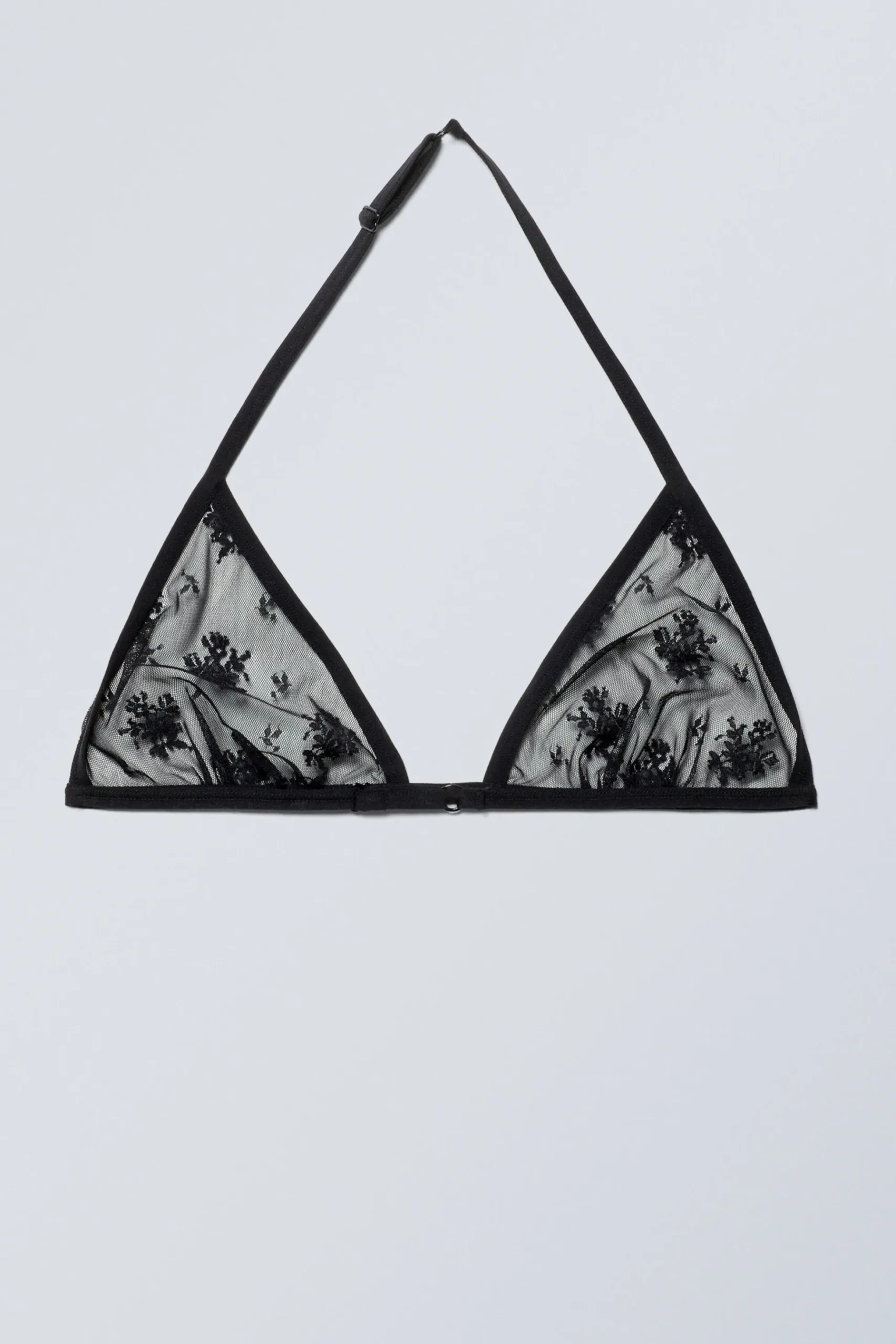 Weekday LACE HALTER NECK BRA black Sale