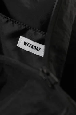 Weekday LARGE RIPSTOP SHOULDER BAG black Cheap
