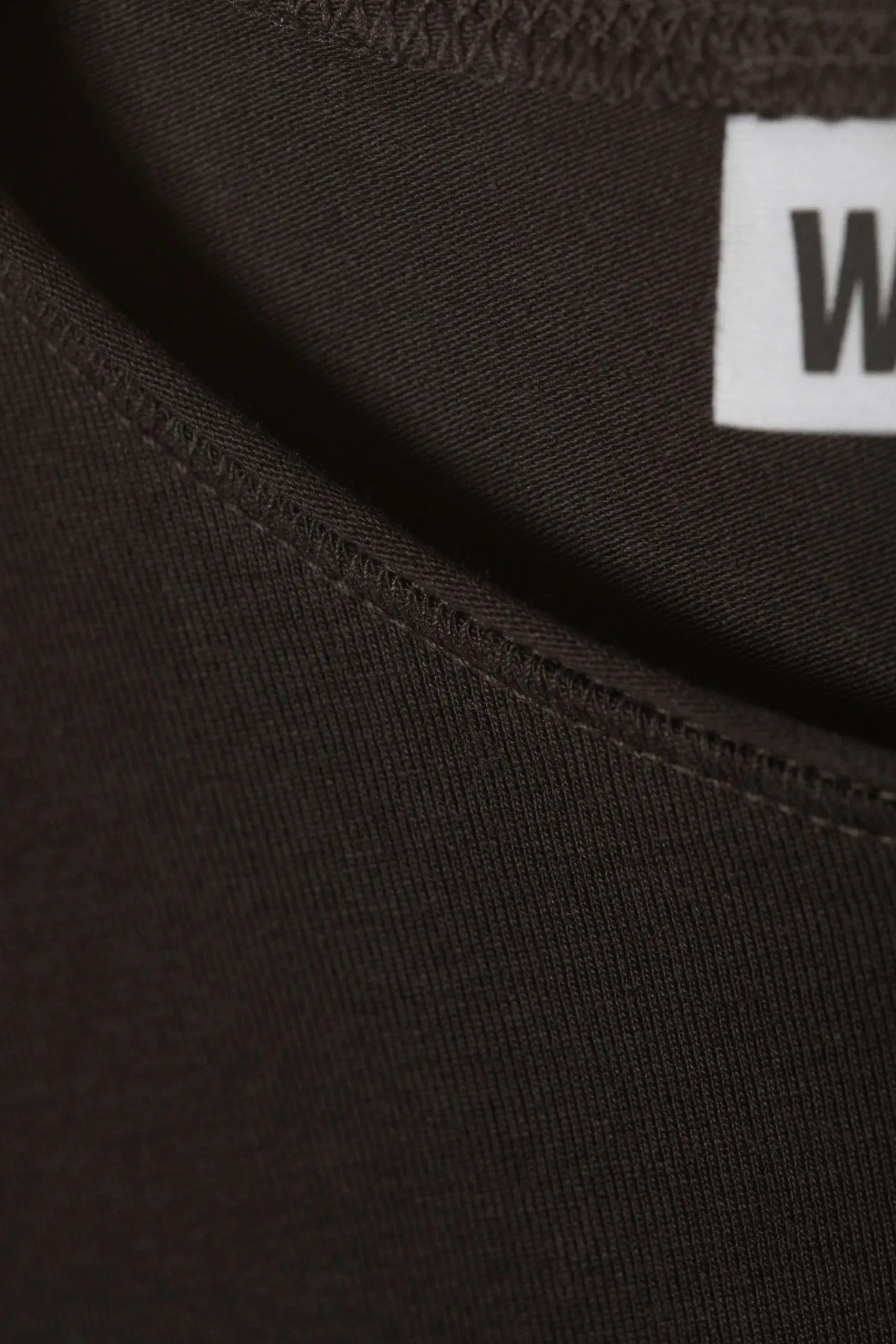 Weekday LONG SLEEVE COTTON TOP dark brown Sale