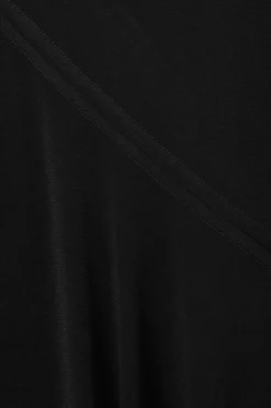 Weekday LONG-SLEEVED ASYMMETRIC DRAPED DRESS black Flash Sale