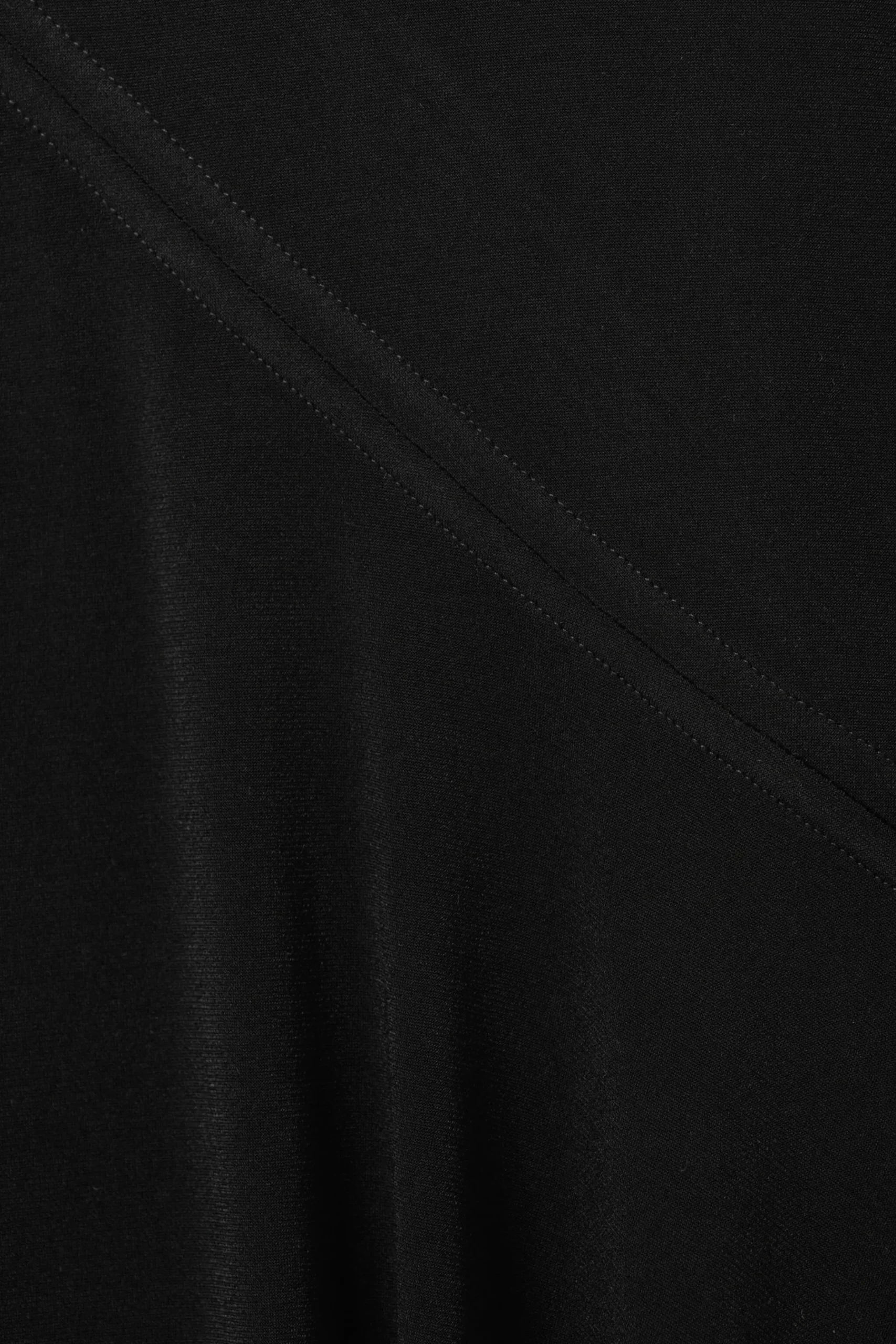 Weekday LONG-SLEEVED ASYMMETRIC DRAPED DRESS black Flash Sale