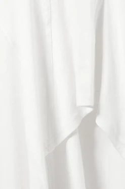 Weekday LONG-SLEEVED ASYMMETRIC MIDI DRESS white Online