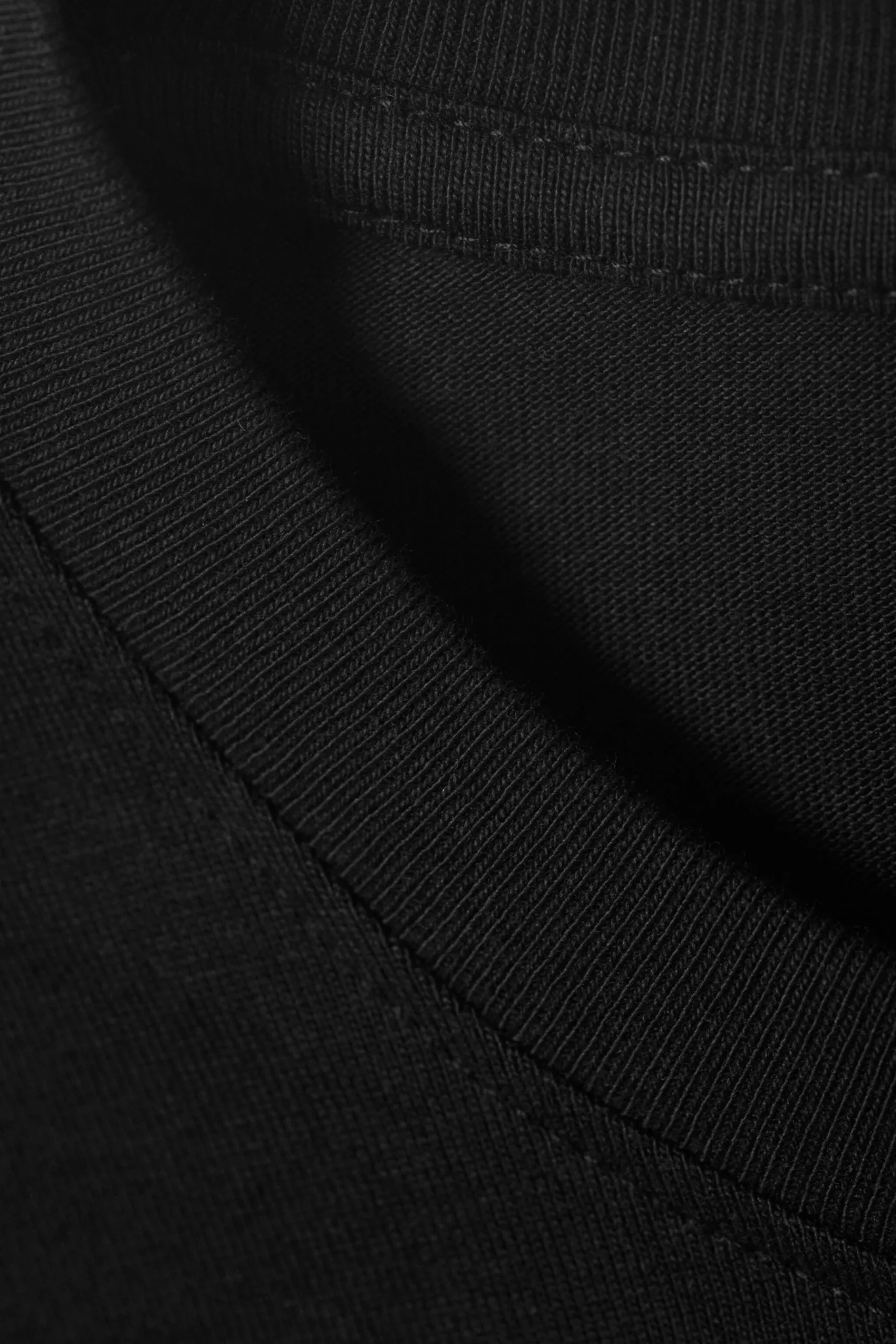 Weekday LONG-SLEEVED BOXY COTTON T-SHIRT black Online