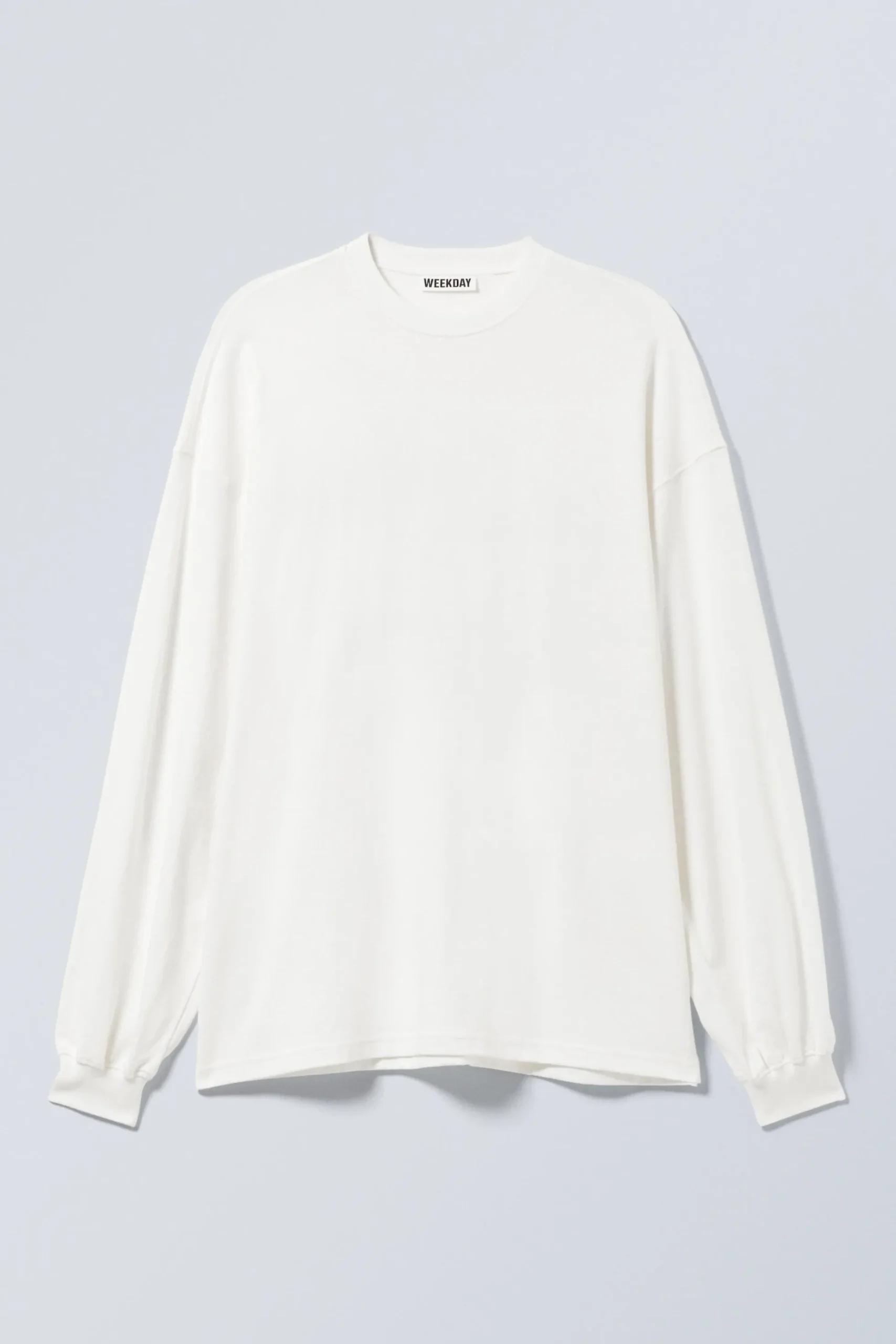Weekday LONG-SLEEVED OVERSIZED PRINTED T-SHIRT white Outlet