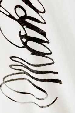 Weekday LONG-SLEEVED OVERSIZED PRINTED T-SHIRT white Outlet