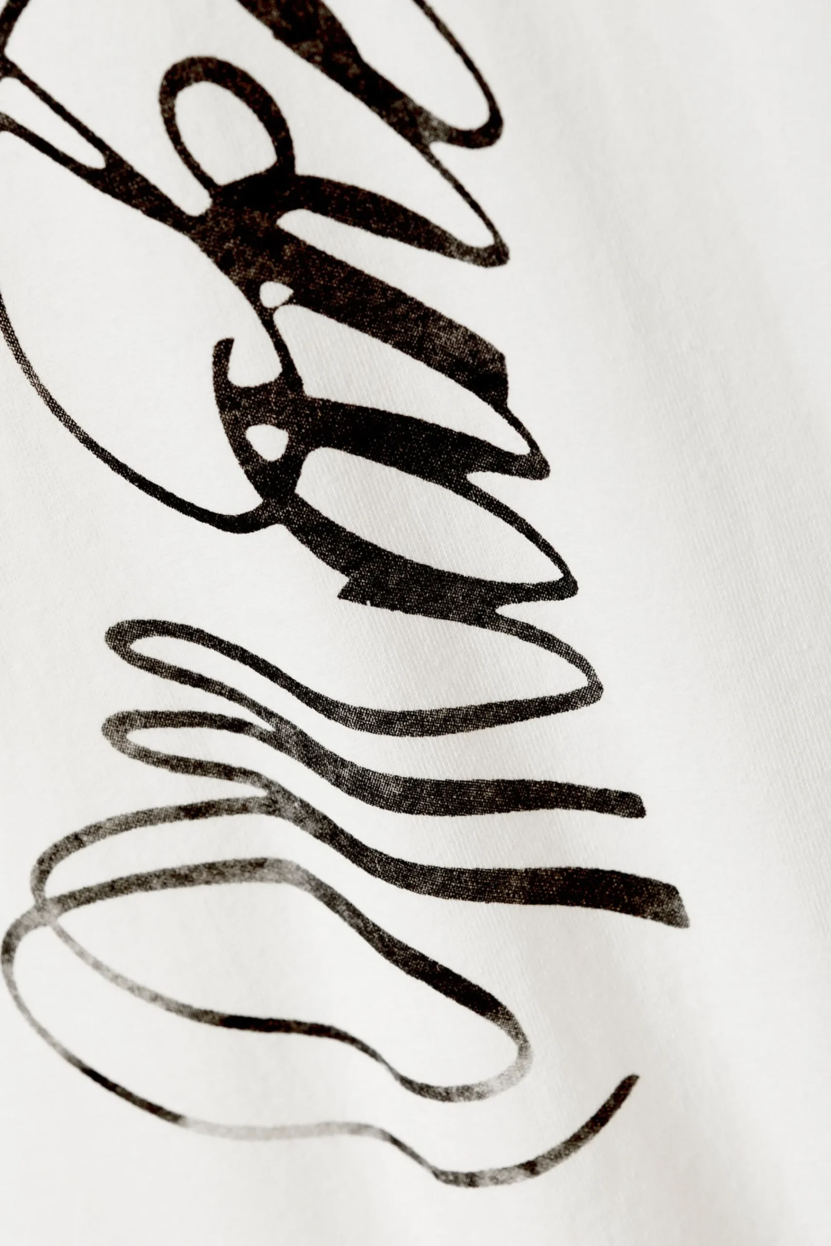 Weekday LONG-SLEEVED OVERSIZED PRINTED T-SHIRT white Outlet