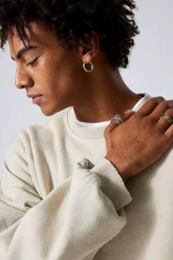 Weekday LONG-SLEEVED OVERSIZED SLOUCHY SWEATSHIRT washed dusty beige Online