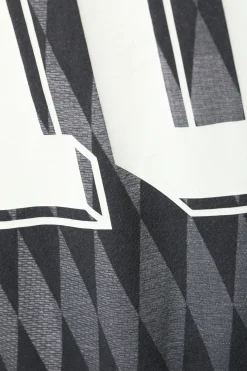 Weekday LOOSE GRAPHIC LONG SLEEVE T-SHIRT dark grey fantazy fc Best