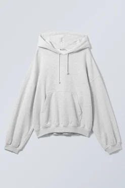 Weekday LOOSE HEAVYWEIGHT HOODIE light grey New