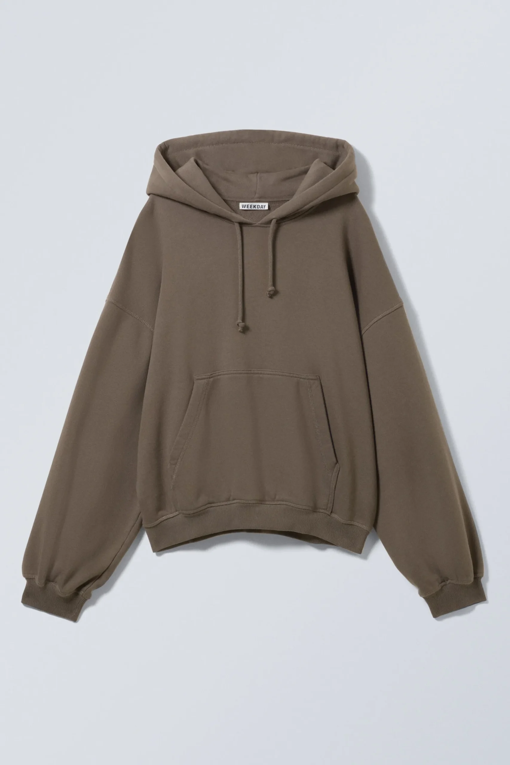 Weekday LOOSE HEAVYWEIGHT HOODIE dark mole Online