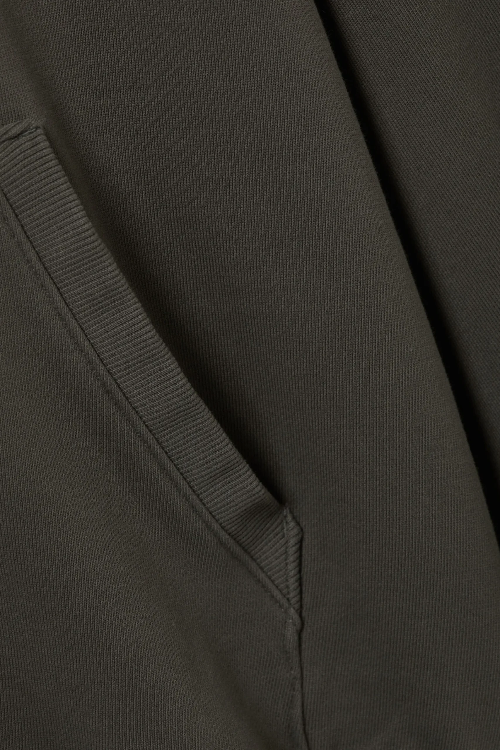 Weekday LOOSE HEAVYWEIGHT ZIP HOODIE dark grey Best