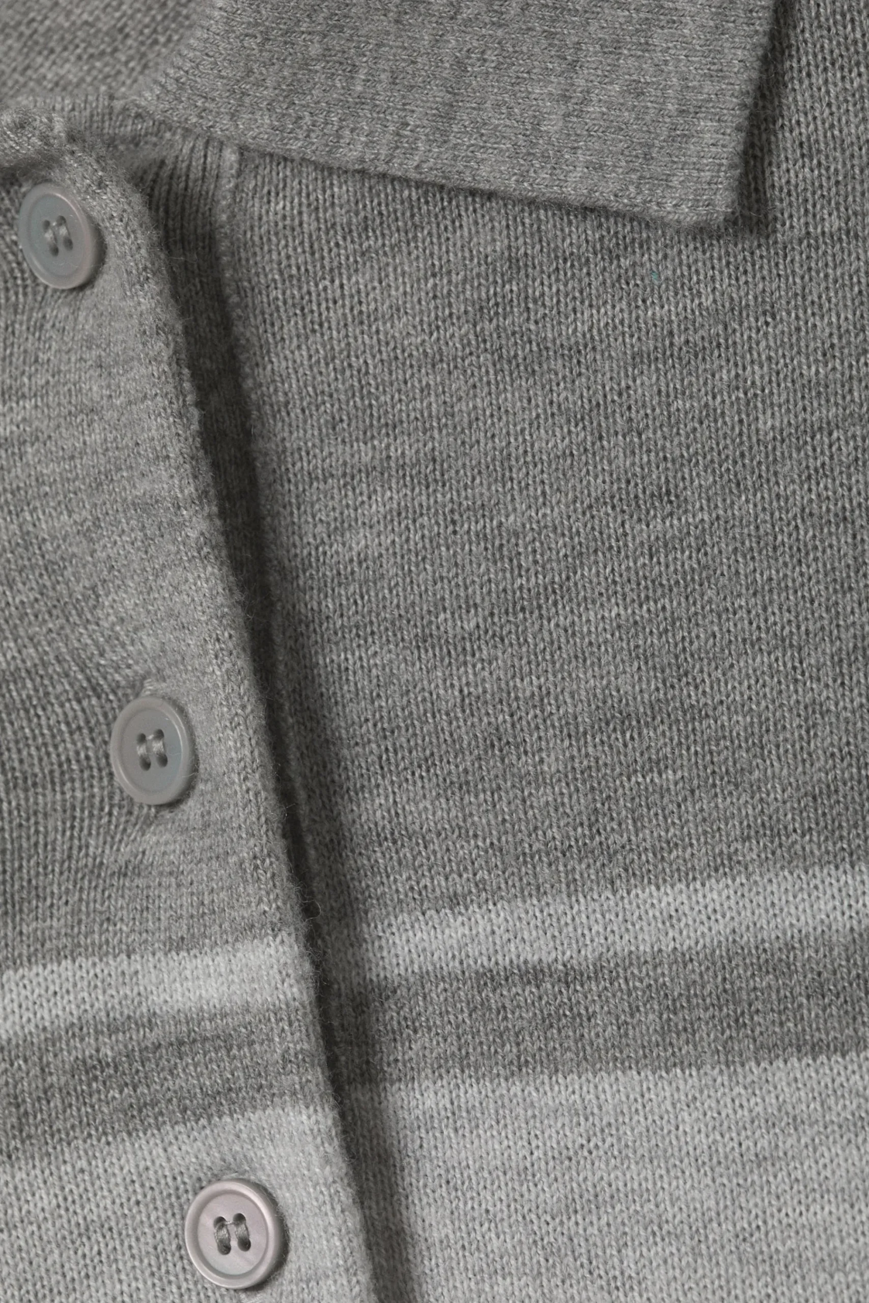 Weekday LOOSE KNITTED PIQUE SWEATER grey stripe Fashion