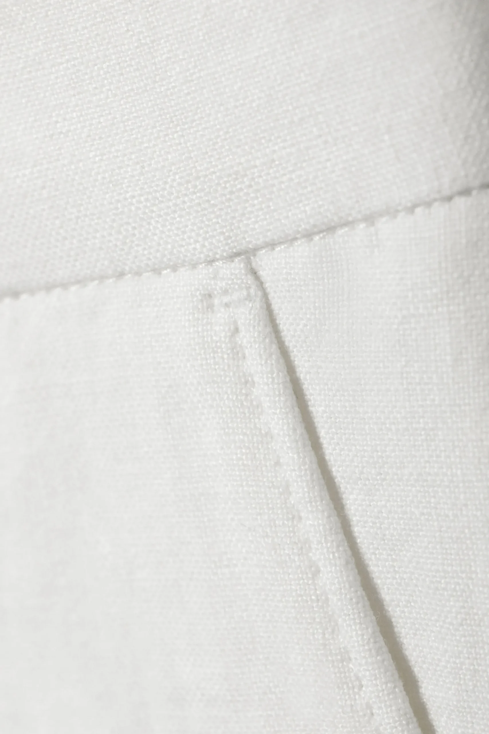 Weekday LOOSE LINEN SUIT SHORTS light dusty white Shop