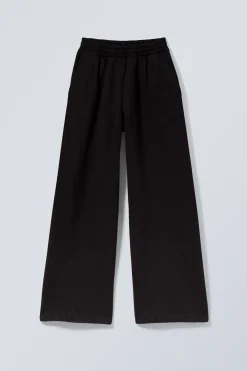 Weekday LOOSE LONG HEAVYWEIGHT SWEATPANTS black Flash Sale