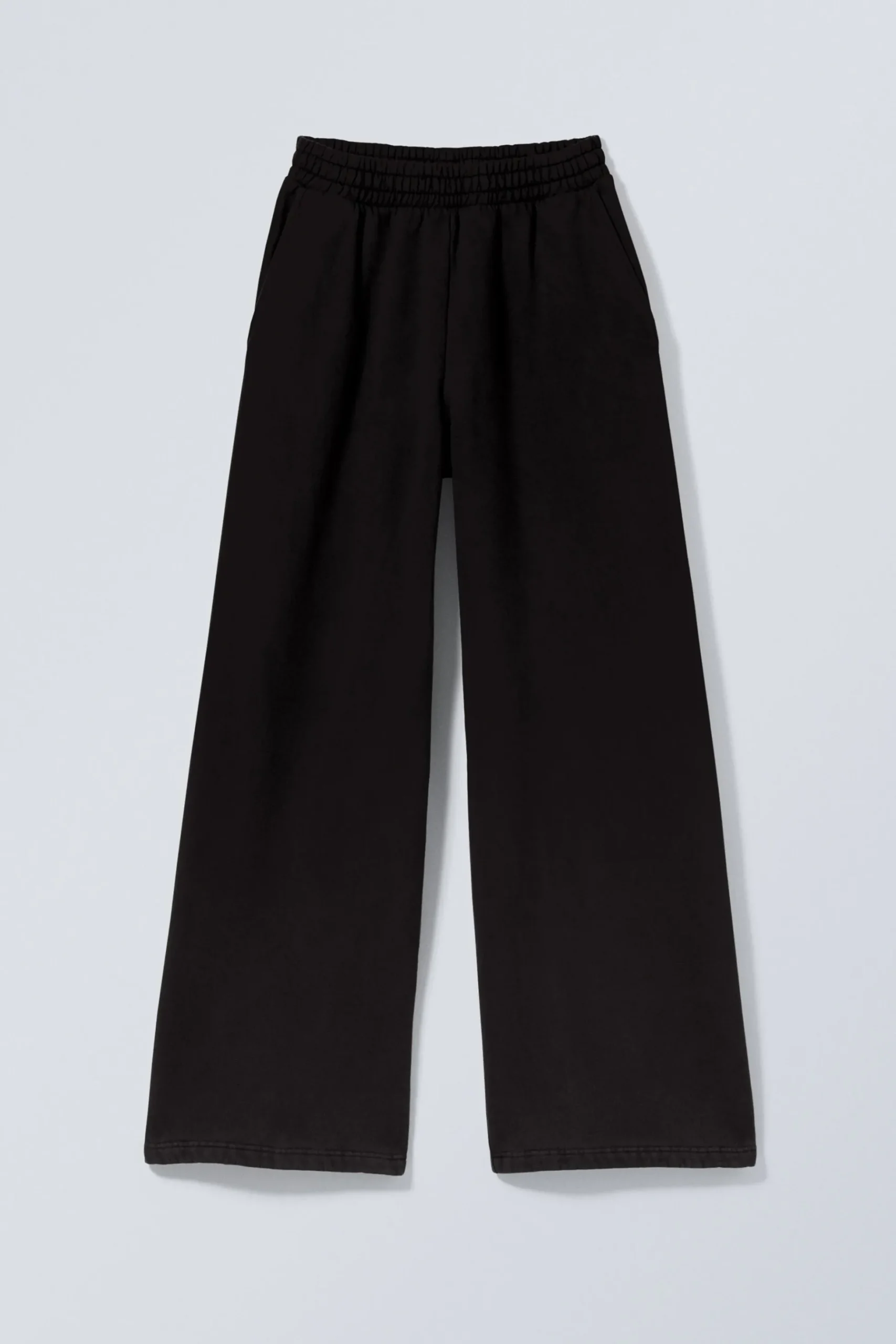 Weekday LOOSE LONG HEAVYWEIGHT SWEATPANTS black Flash Sale