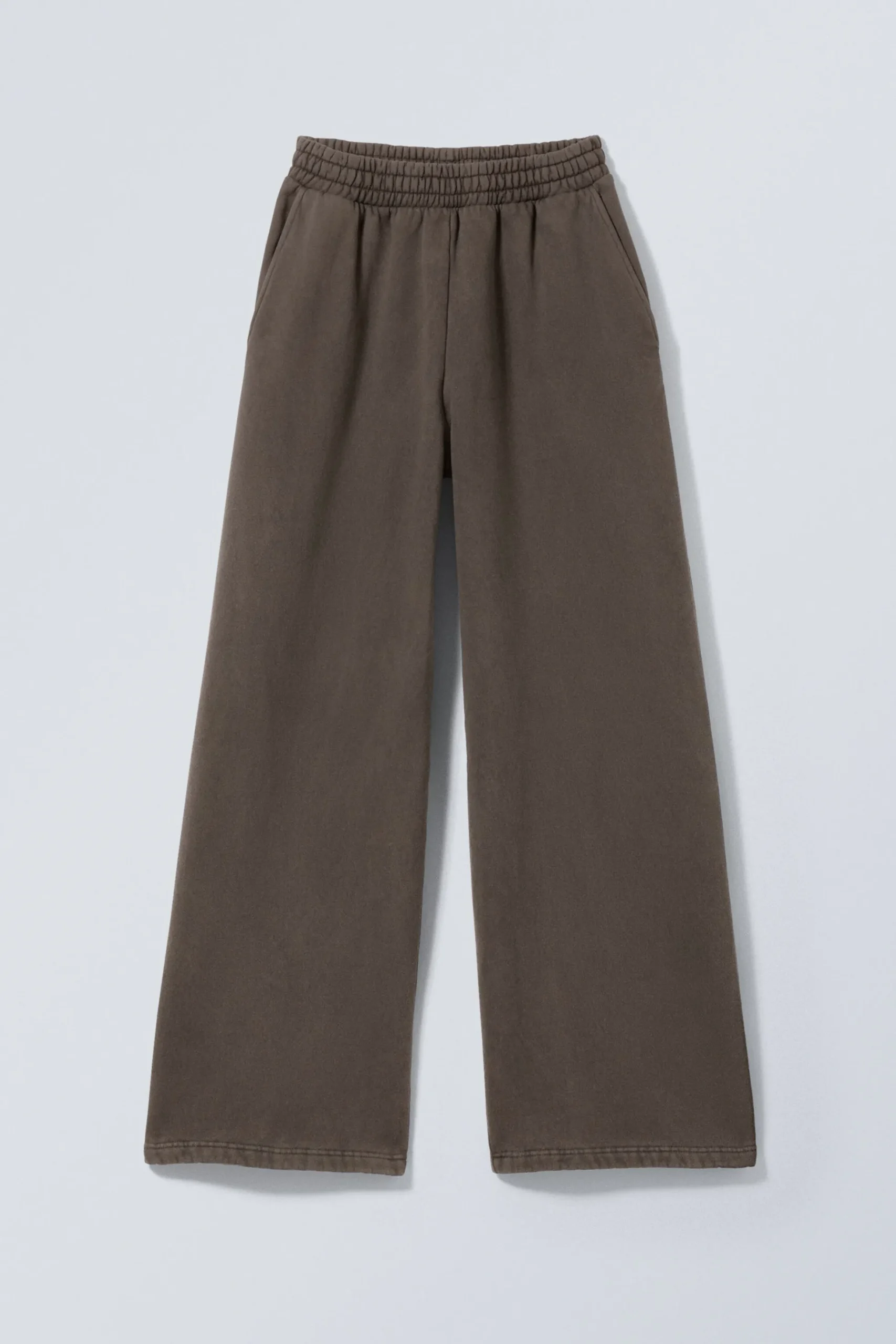 Weekday LOOSE LONG HEAVYWEIGHT SWEATPANTS dark grey Store