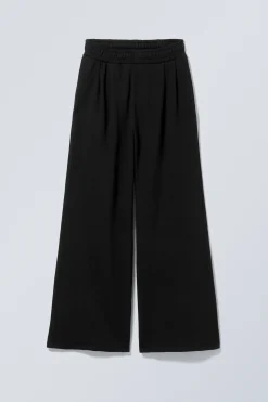 Weekday LOOSE WIDE HEAVYWEIGHT SWEATPANTS black Sale